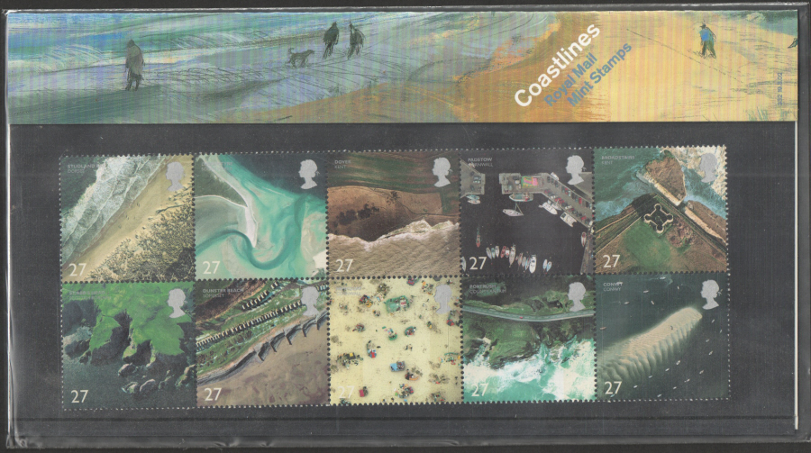 (image for) 2002 Coastlines Royal Mail Presentation Pack 332